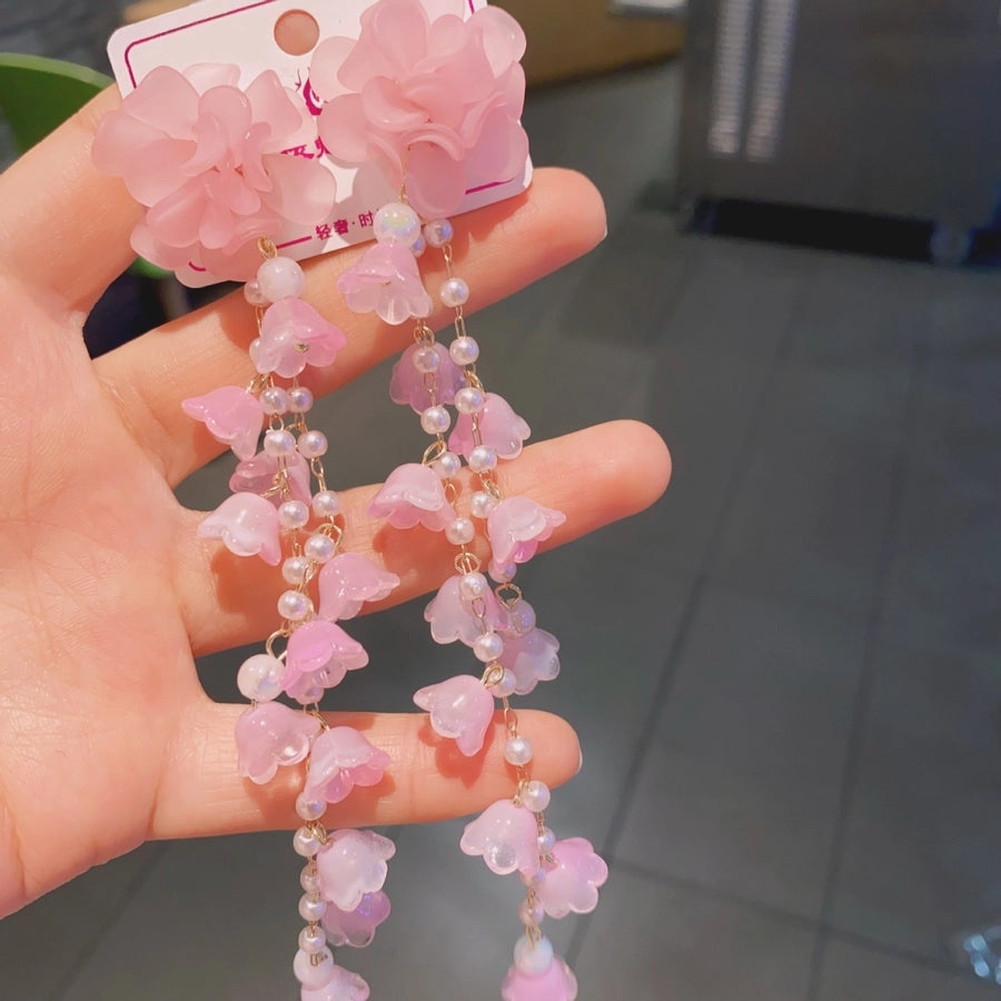 Flower Arylic Earrings