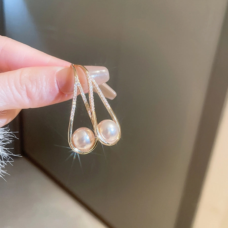 vintage pearl earrings