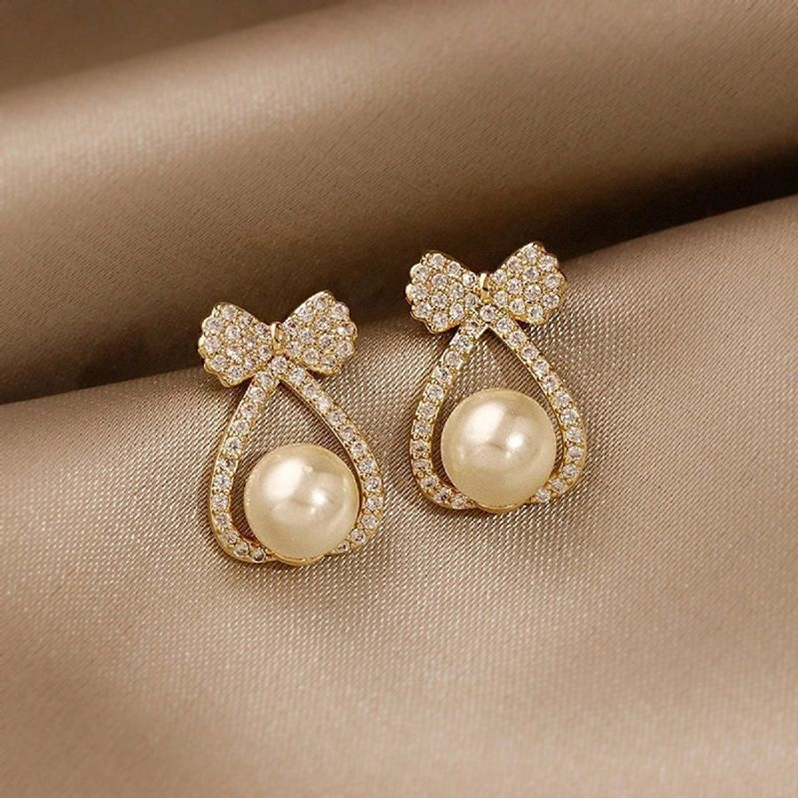 elegant flower earrings
