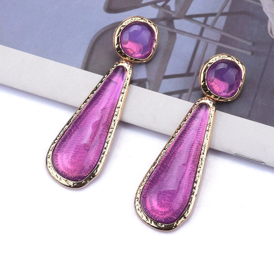 exaggerated drop earrings