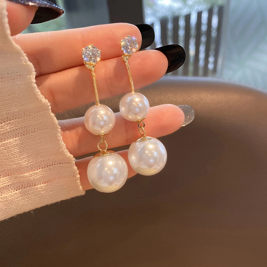elegant flower earrings