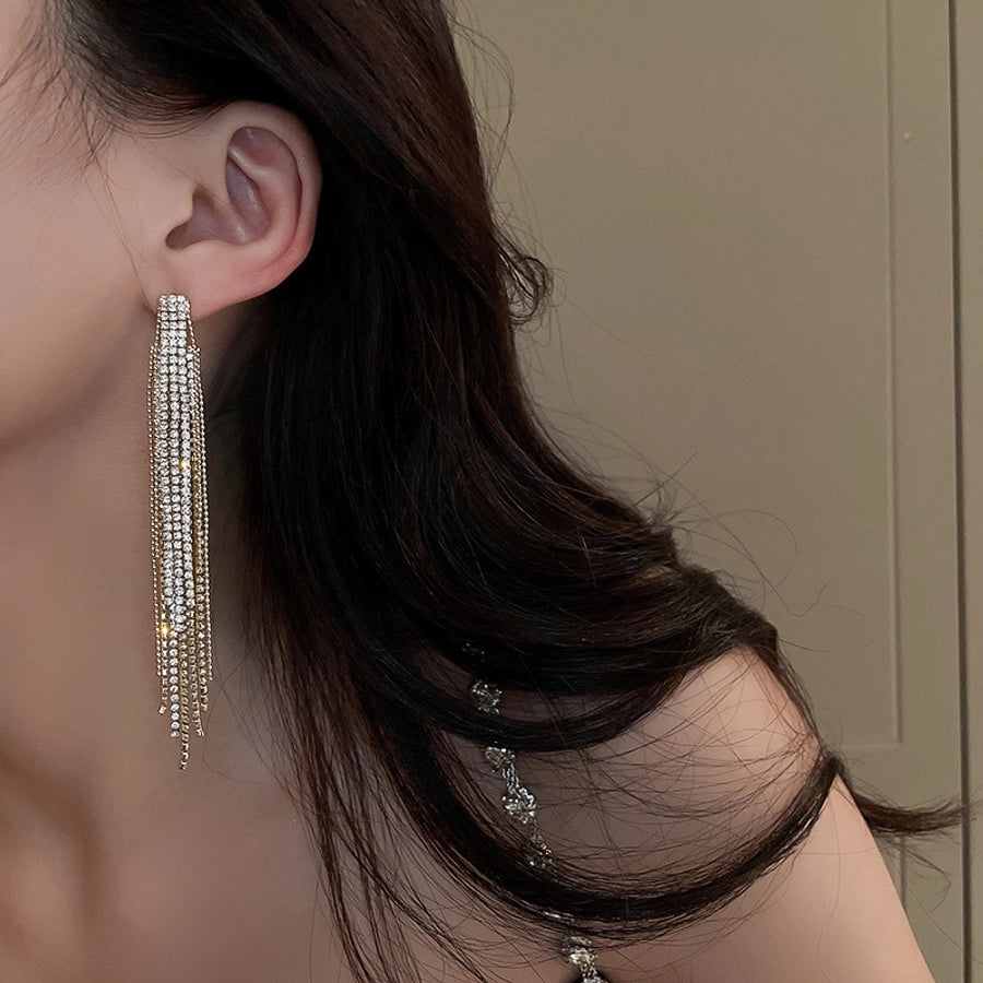 alloy tassel rhinestones