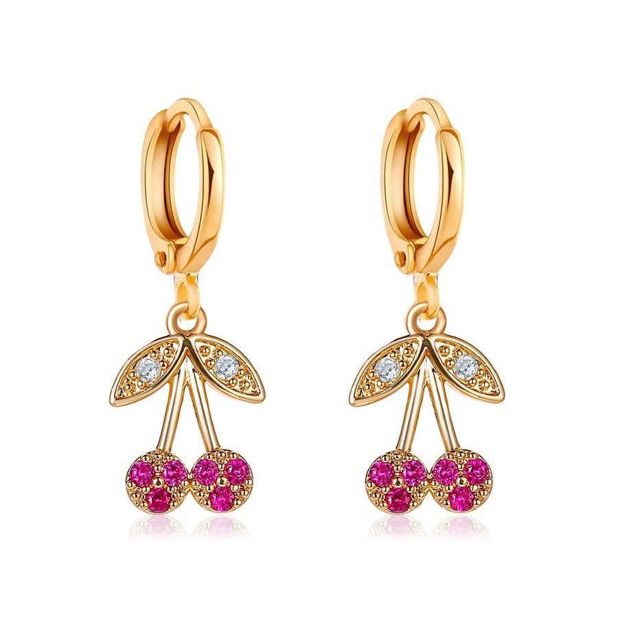 new cherry earrings