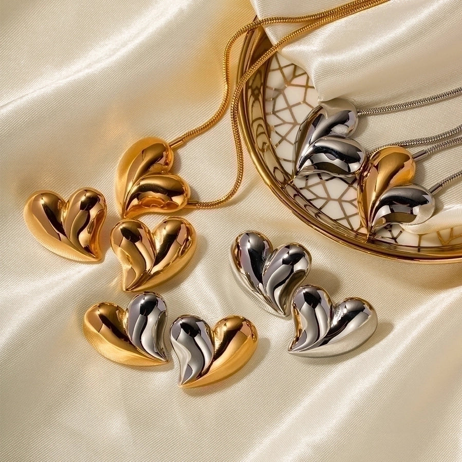 Heart Shape Stainless Steel Necklace