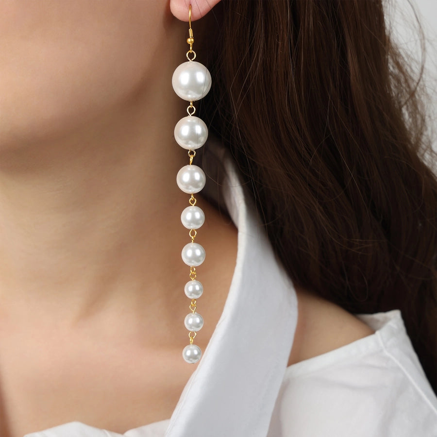 beaded pearl titanium steel