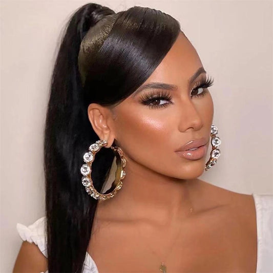 metal hoop earrings