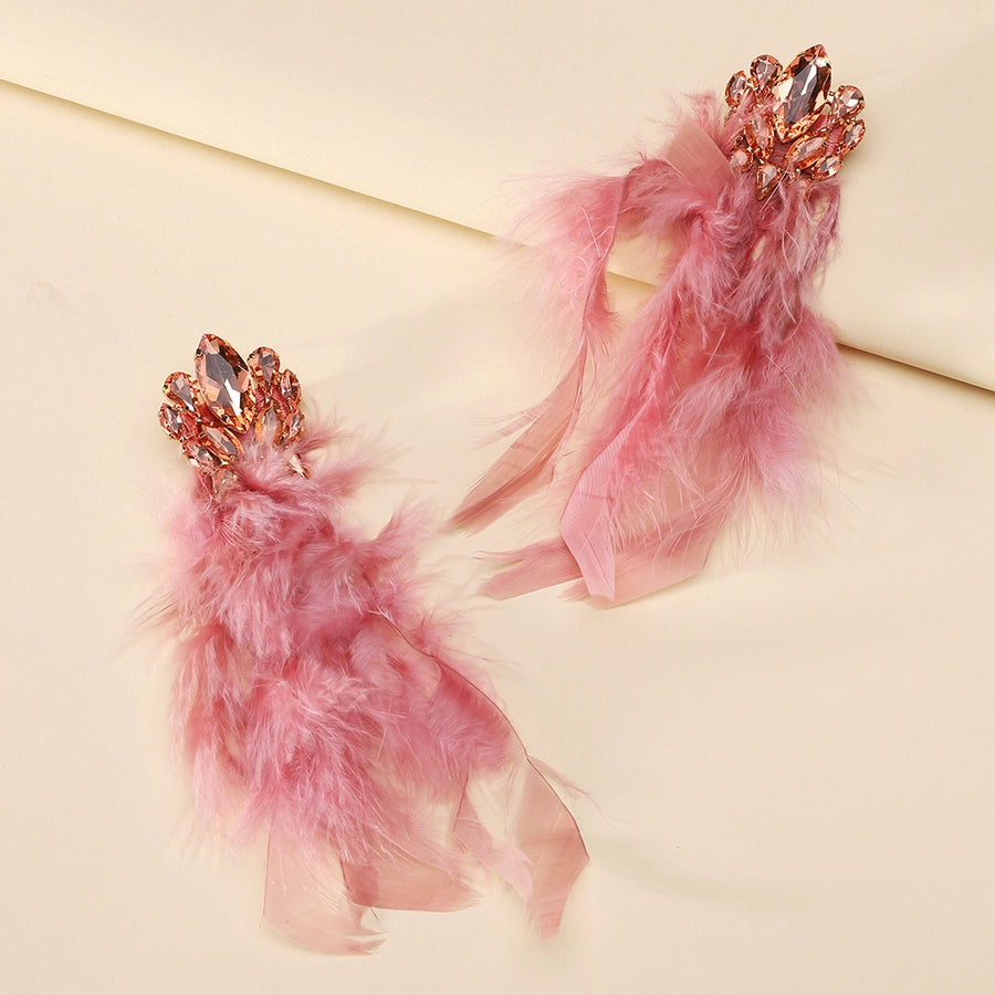 glam artificial feather