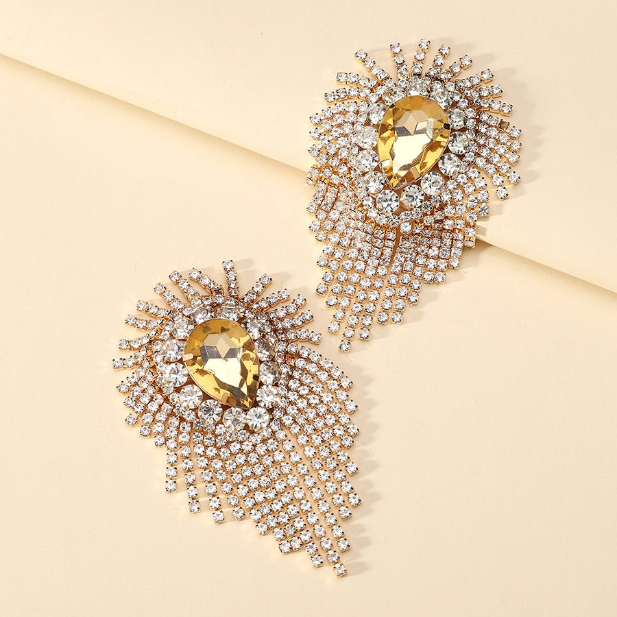 rhinestones earrings