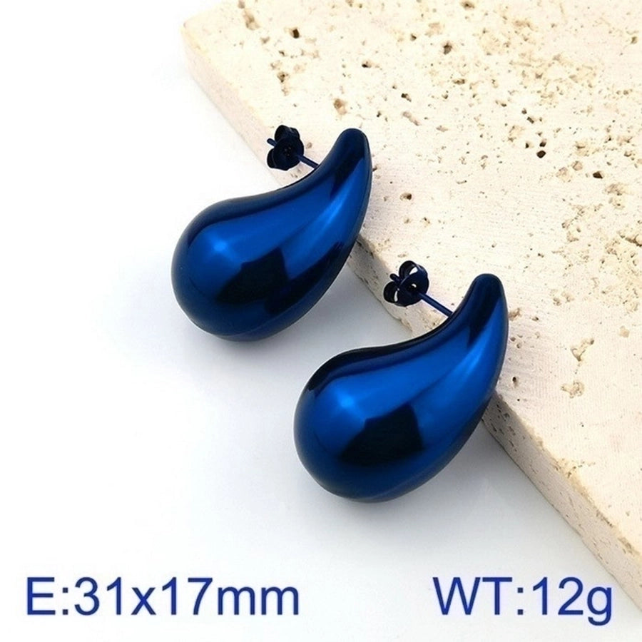 Stainless Steel 18K Gold Plated Ear Studs