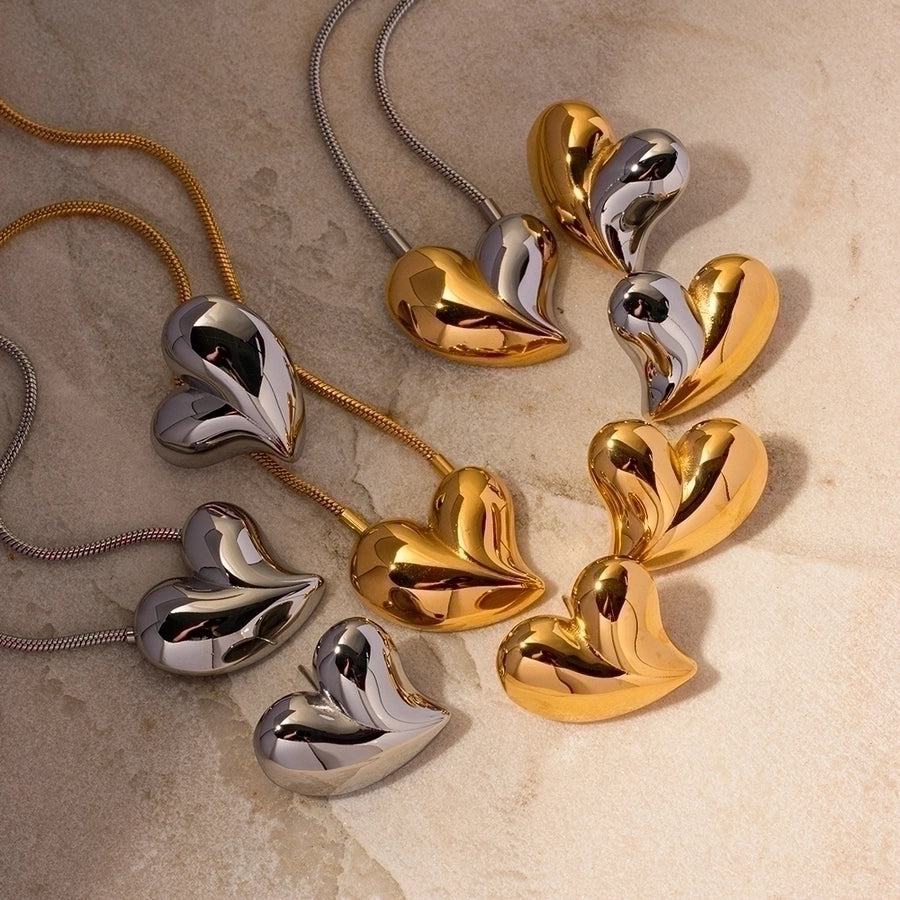 Heart Shape Stainless Steel Necklace