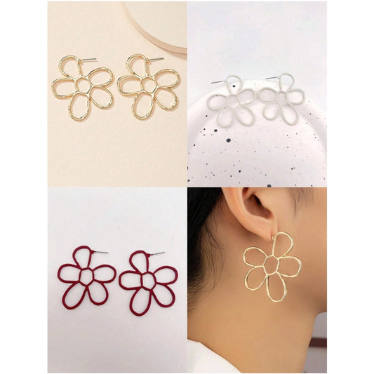 Flower Hollow Titanium Steel
