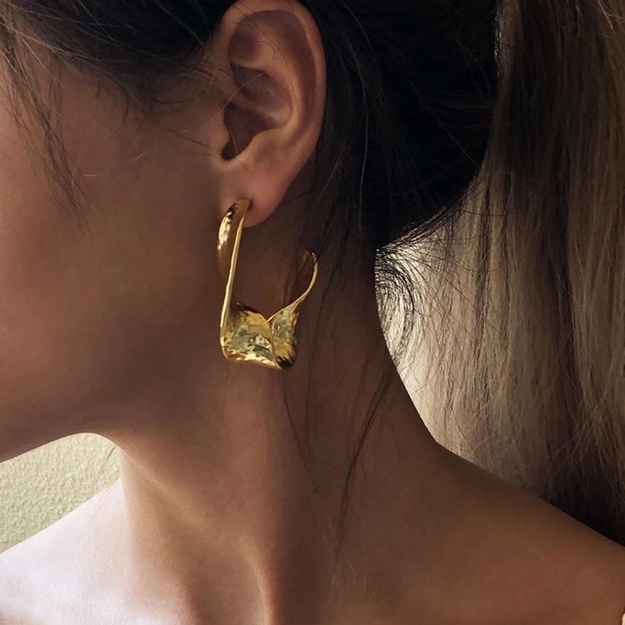 Plating Hoop Earrings