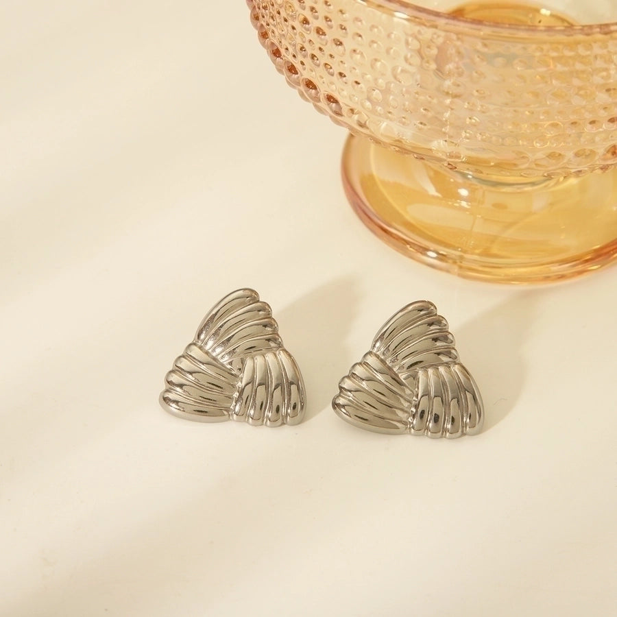 Stainless Steel Style Triangle