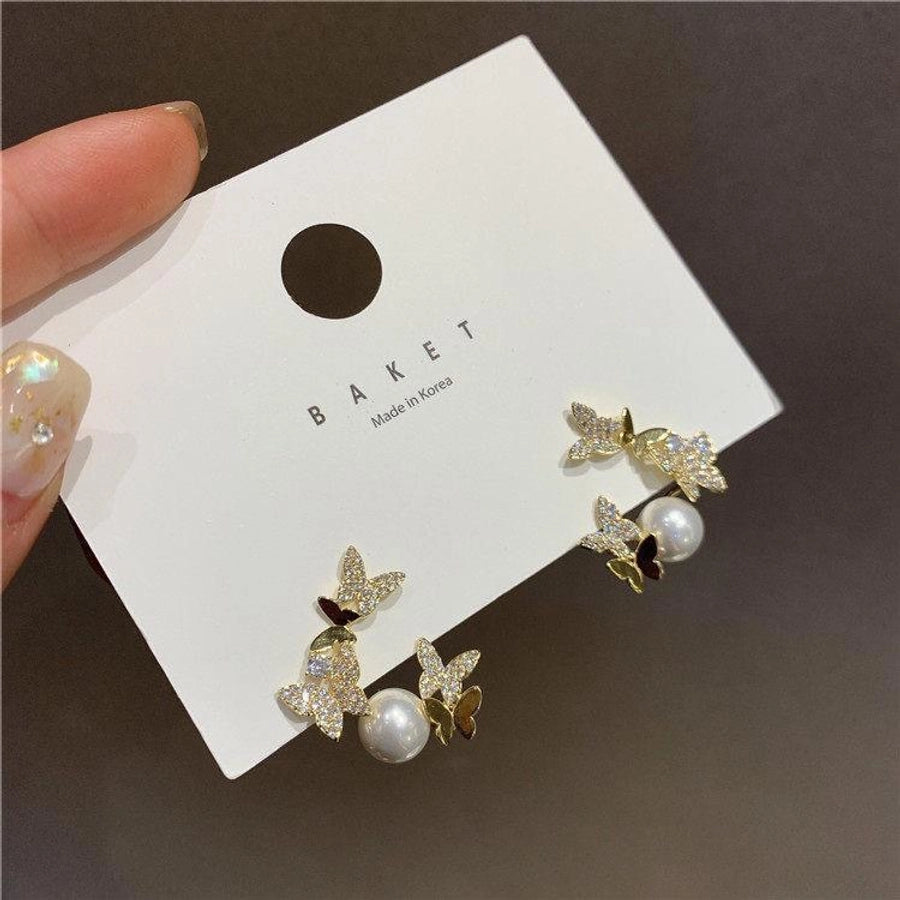 elegant flower earrings