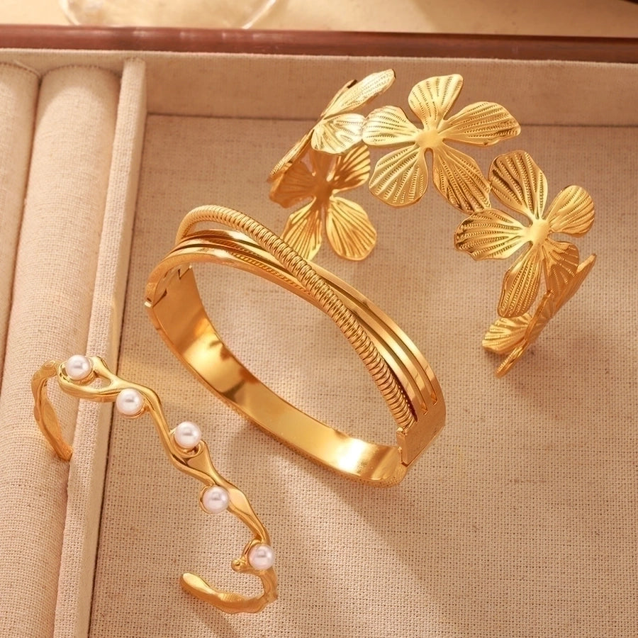 Flower Petal Titanium Steel