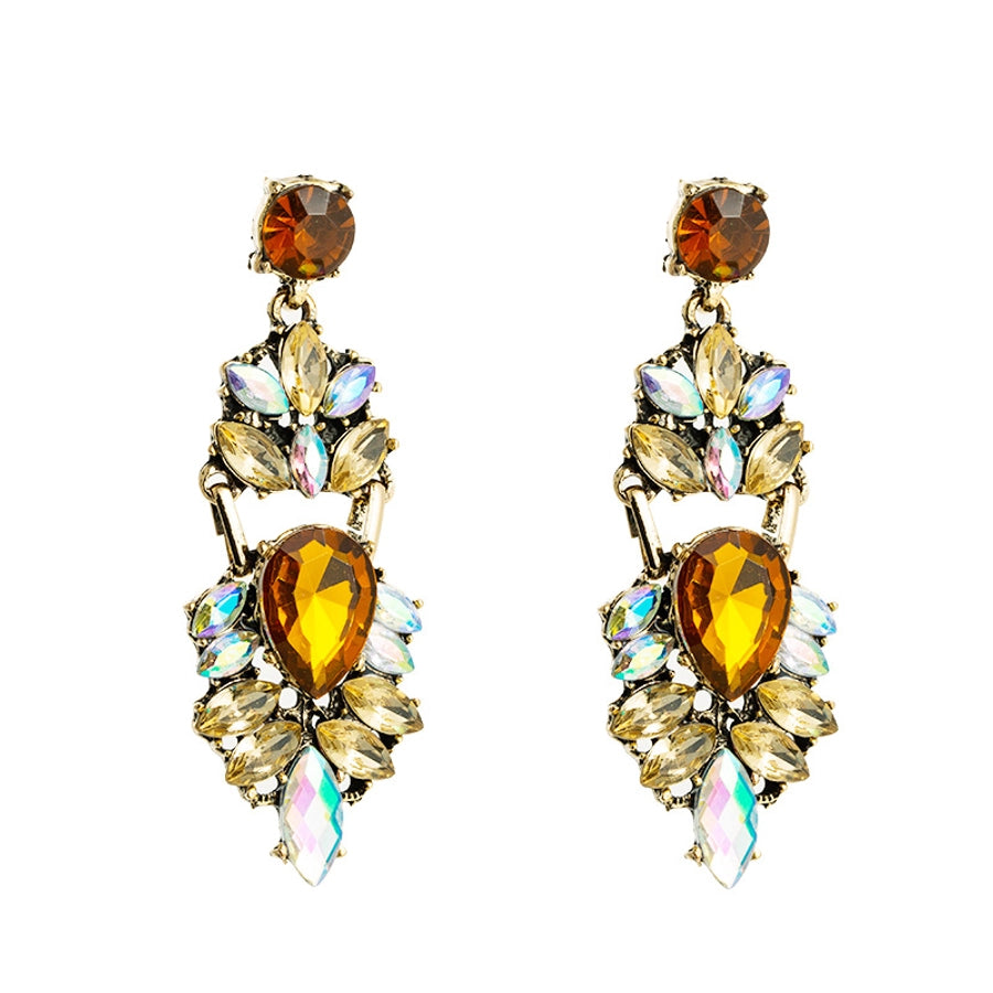 exaggerated long earrings