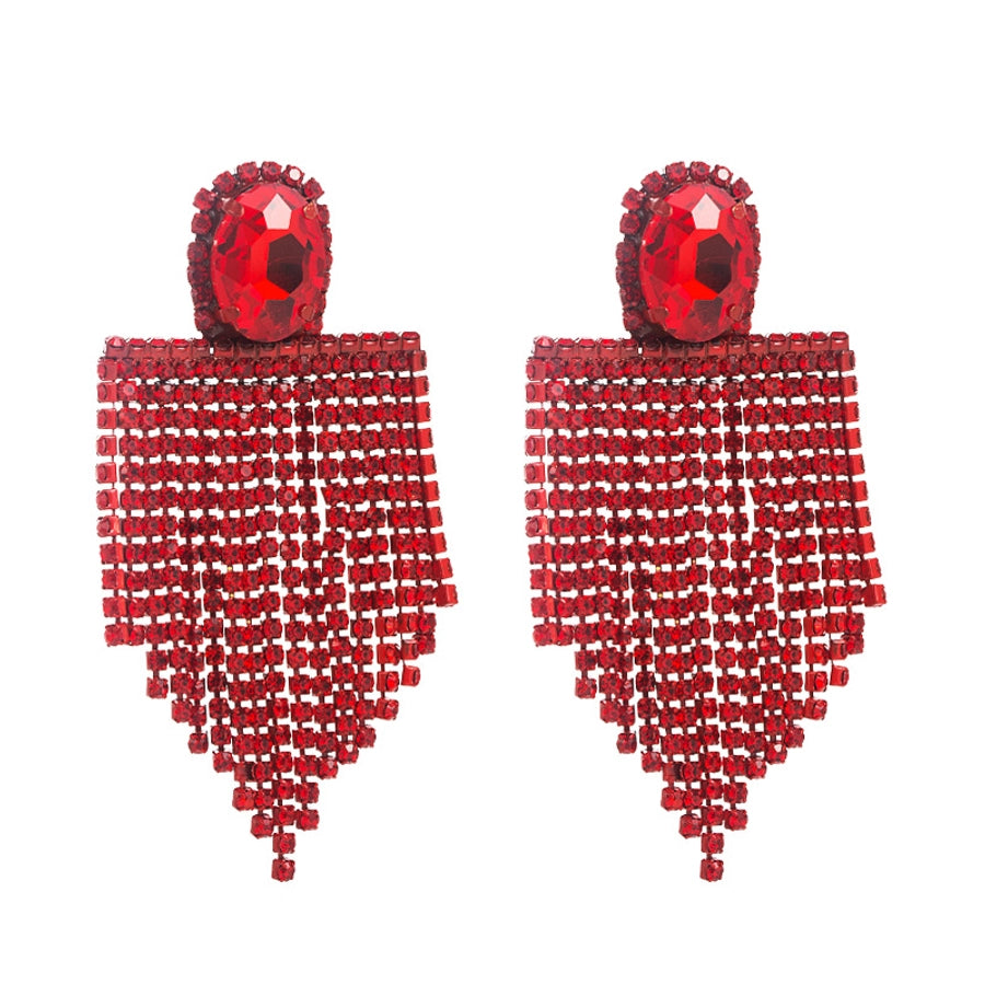 long diamond earrings