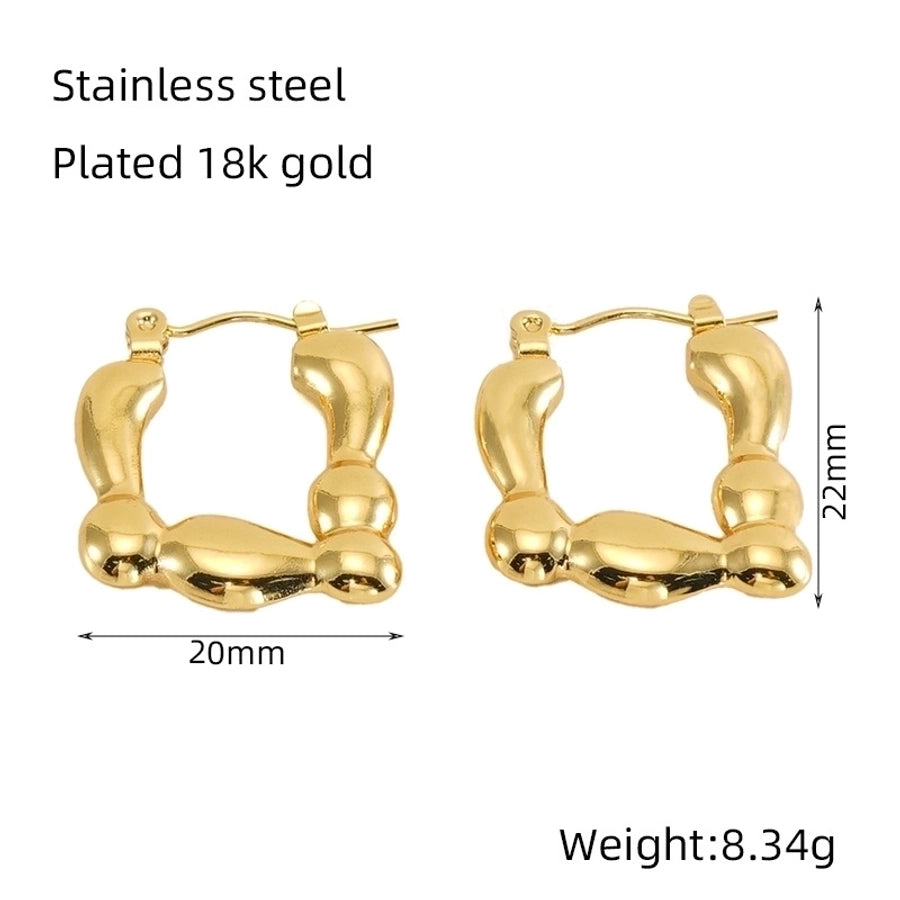 Stainless Steel Hoop Earrings