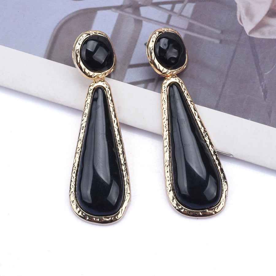 exaggerated drop earrings