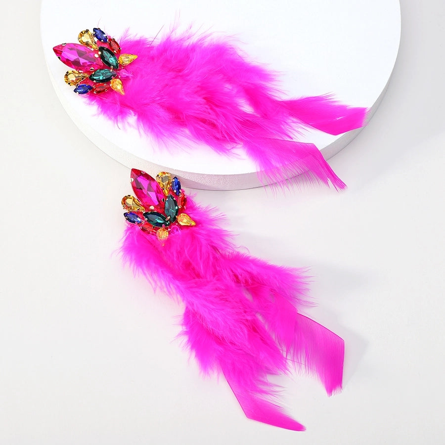 glam artificial feather