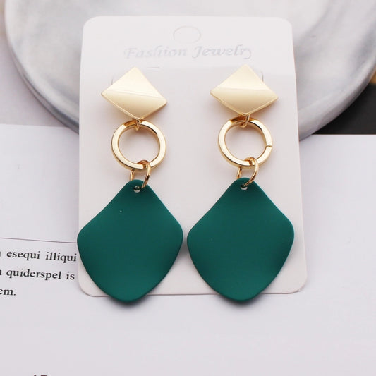 retro round square alloy