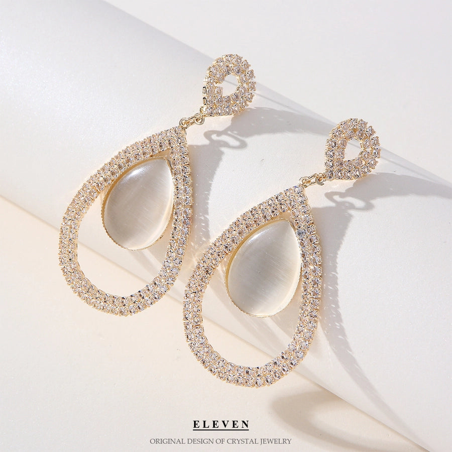 fashion rhinestone earrings