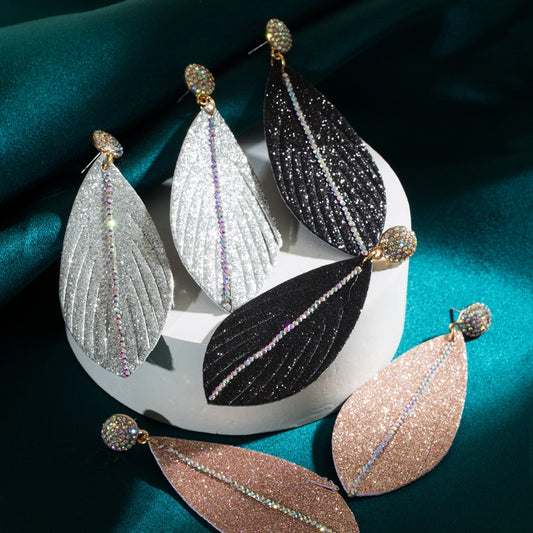leaves sequins