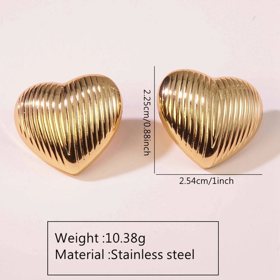 Style Heart Shape  Stainless Steel