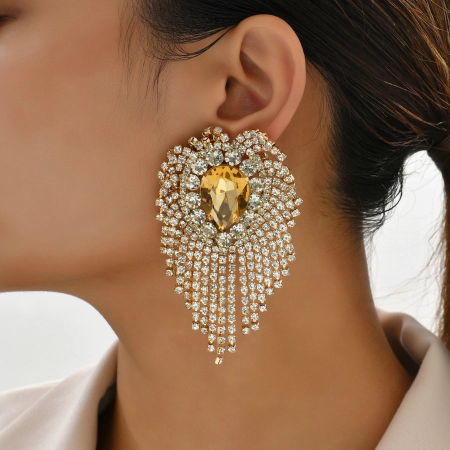 rhinestones earrings