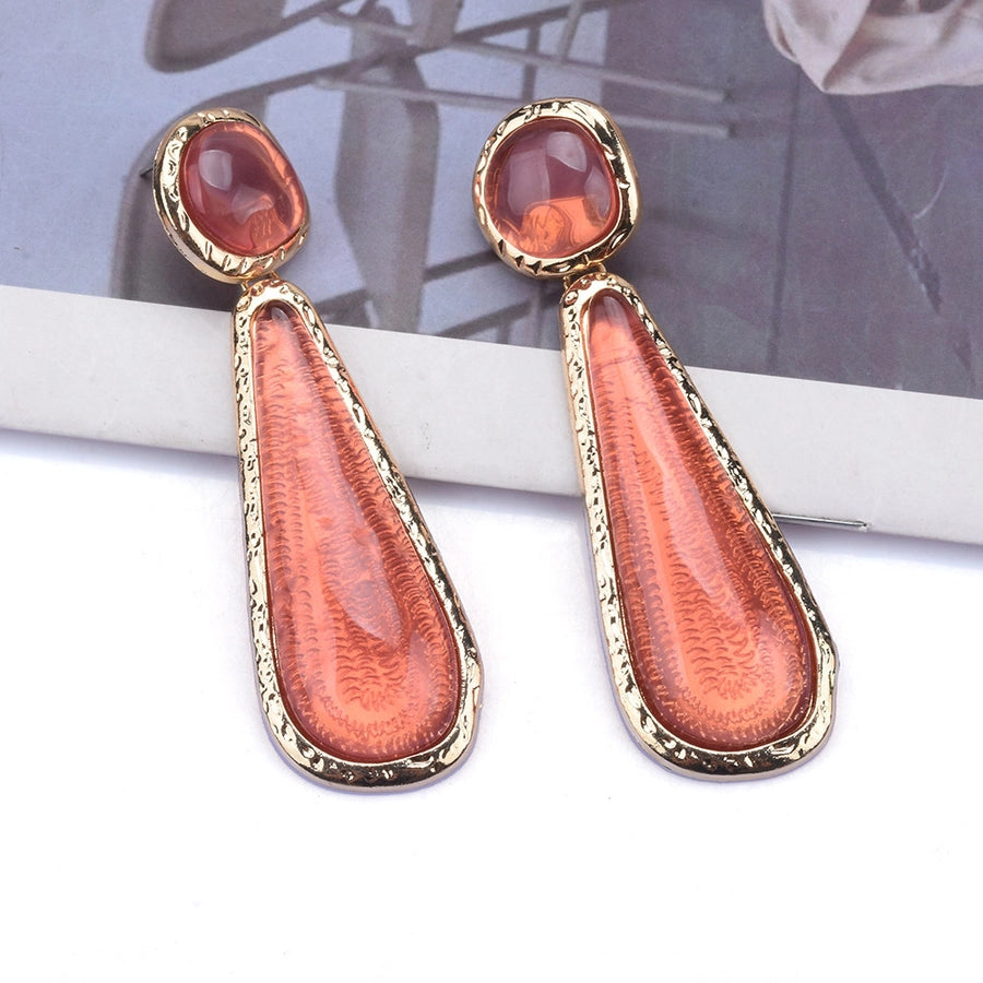 exaggerated drop earrings