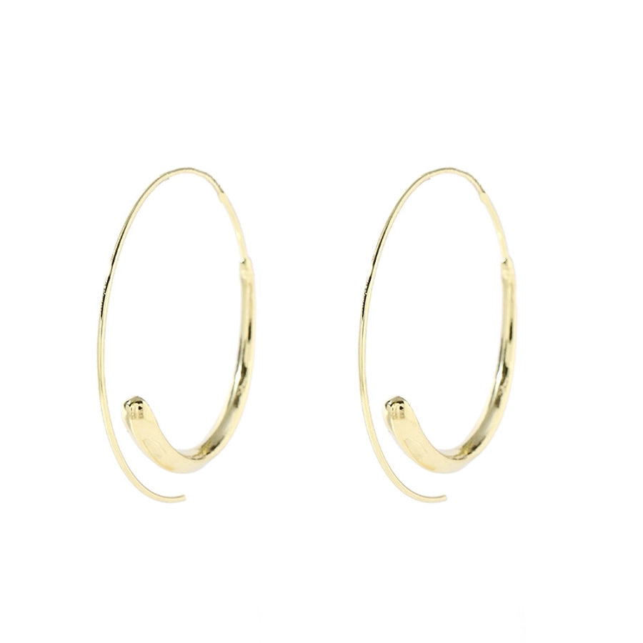 hoop earrings