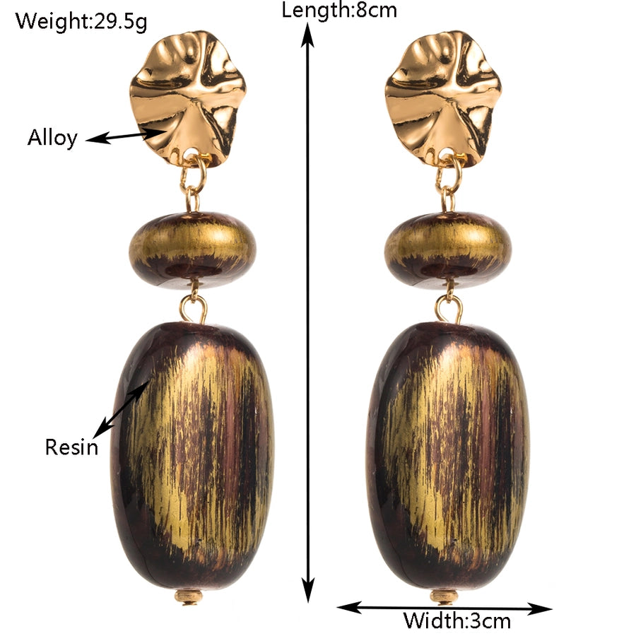 Retro Oval Resin