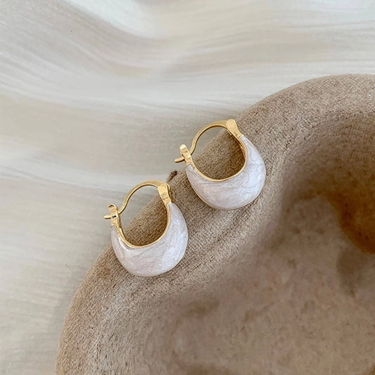 enamel ear studs