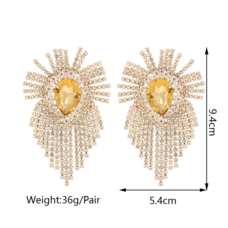 rhinestones earrings