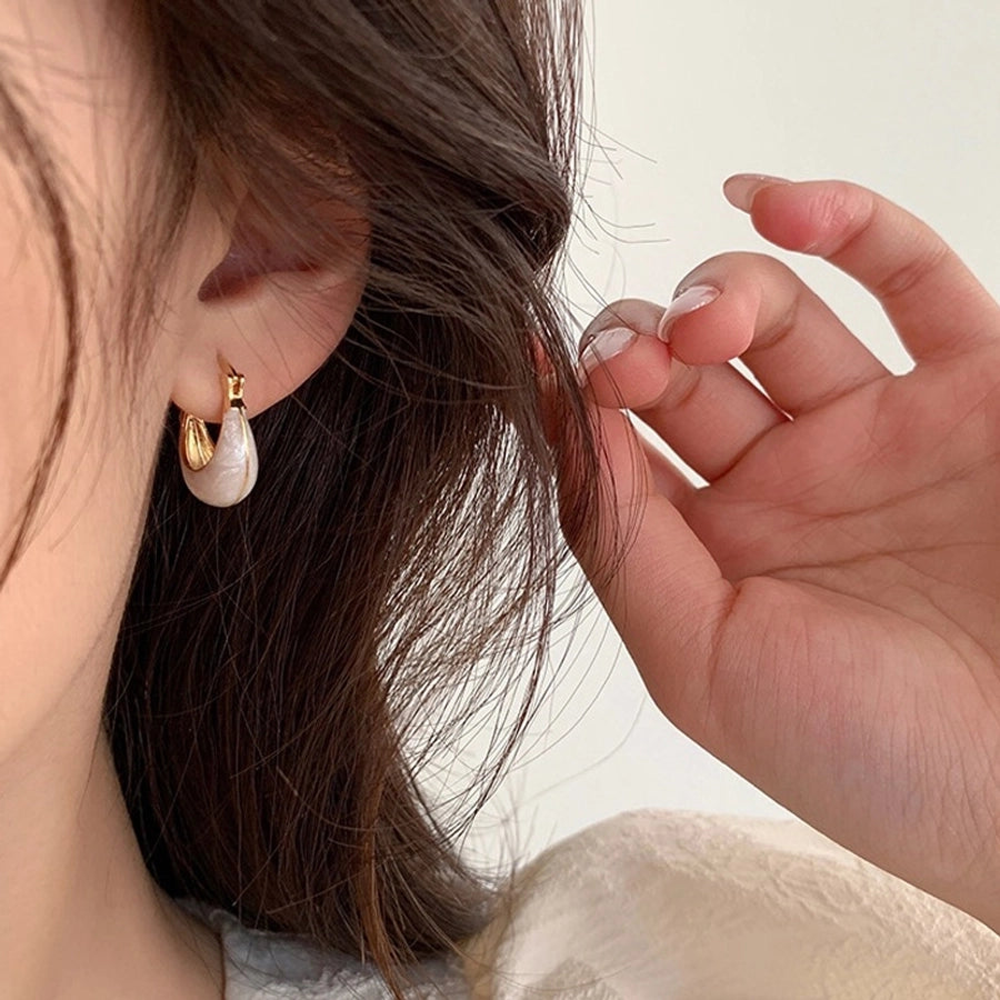 enamel ear studs