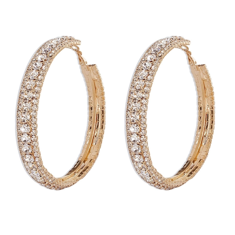 Alloy Hoop Earrings