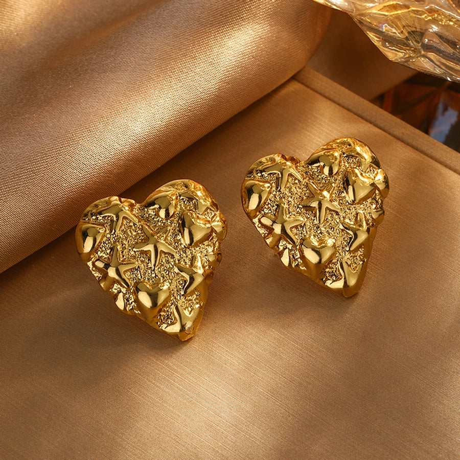 French Star Heart Stainless Steel