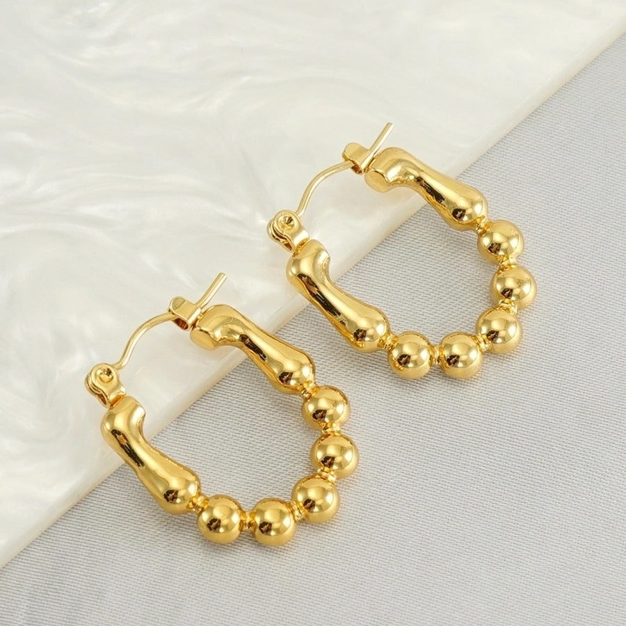 Stainless Steel Hoop Earrings