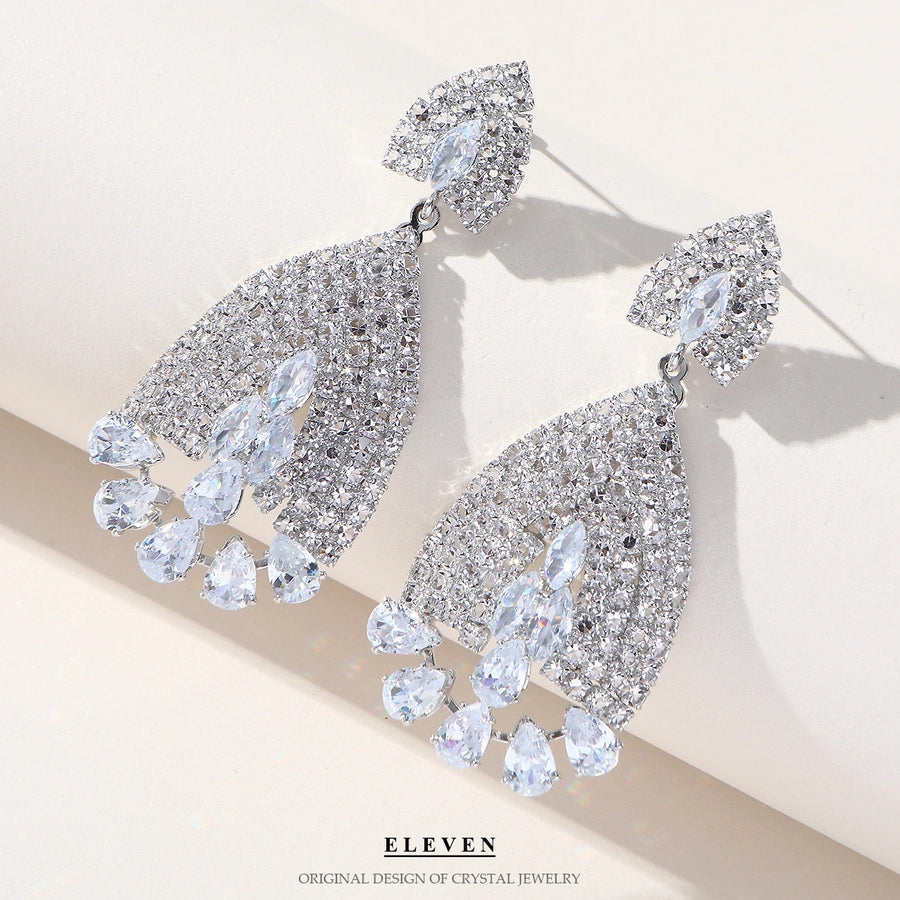 fashion rhinestone earrings