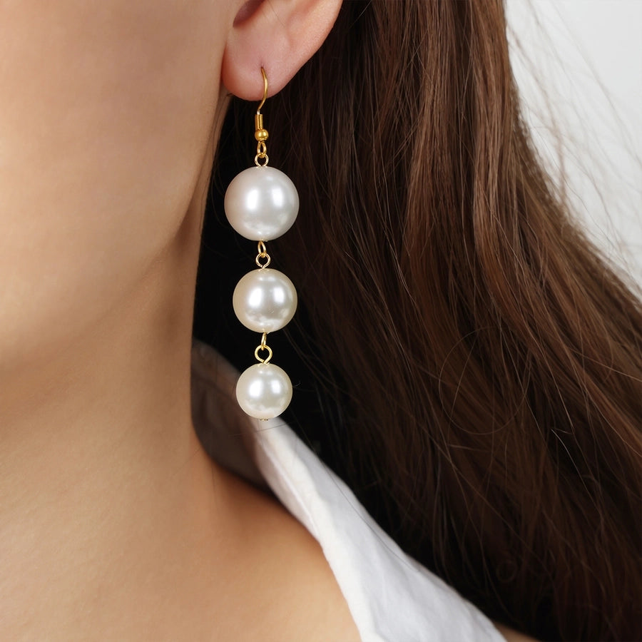 beaded pearl titanium steel