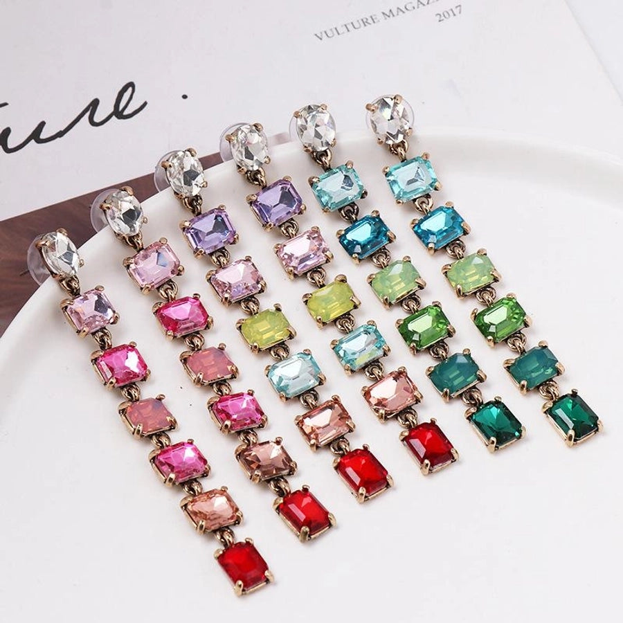 geometric diamond ear