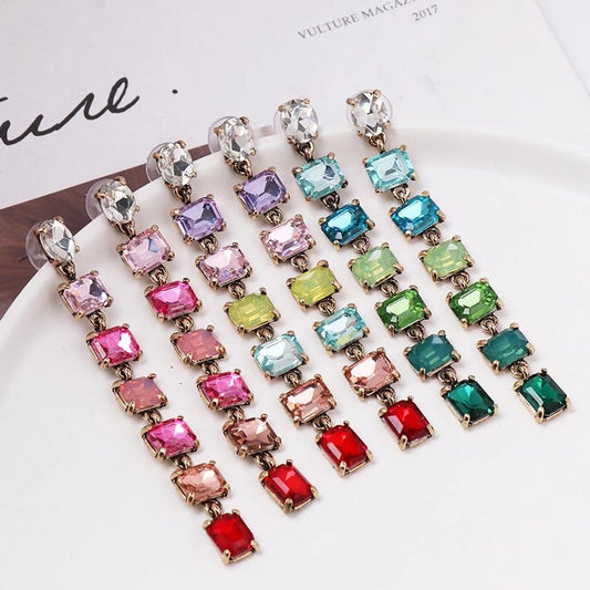 geometric diamond ear