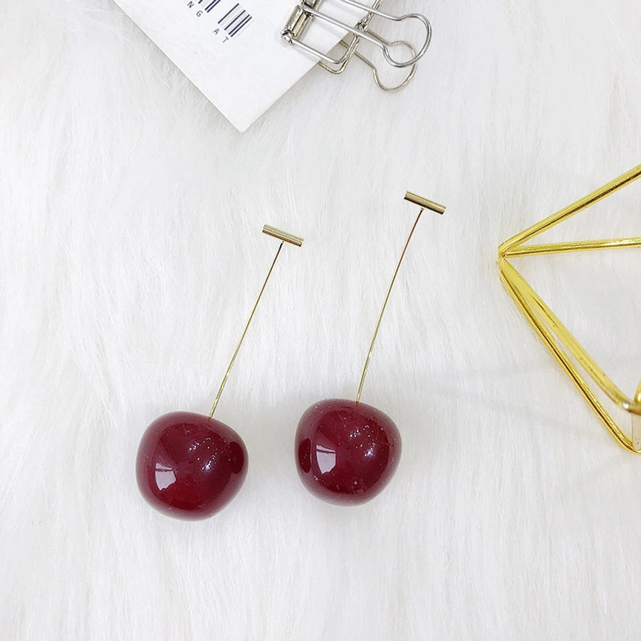 new cherry earrings