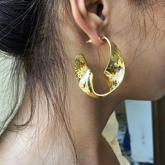 Plating Hoop Earrings