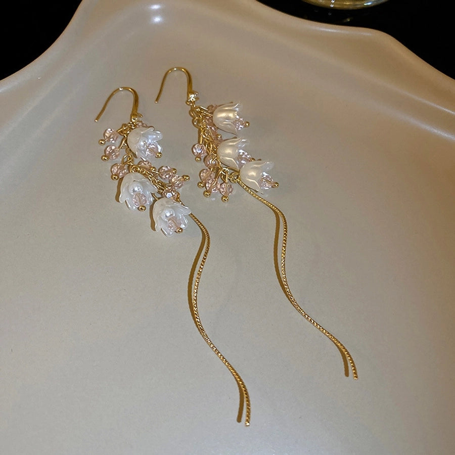vintage pearl earrings