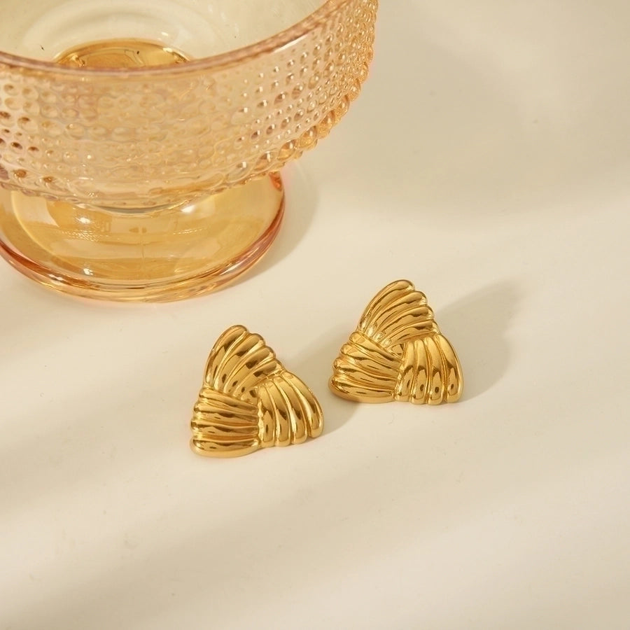 Stainless Steel Style Triangle