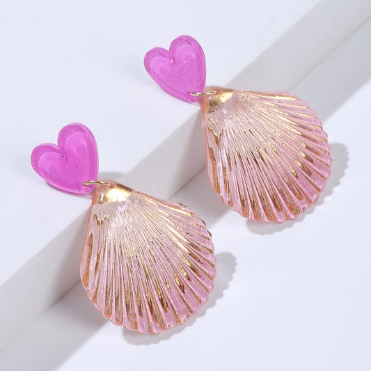 Heart Shell Arylic