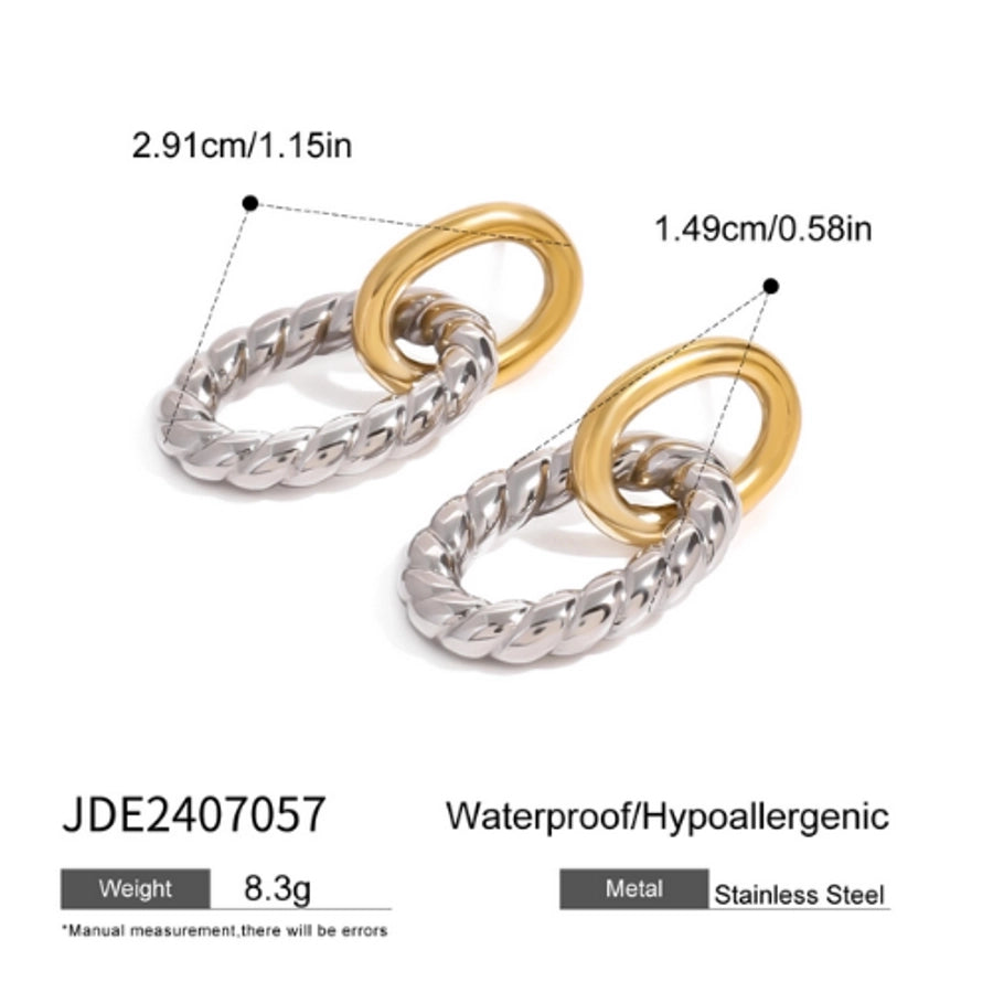 Style Geometric Mixed Stainless Steel