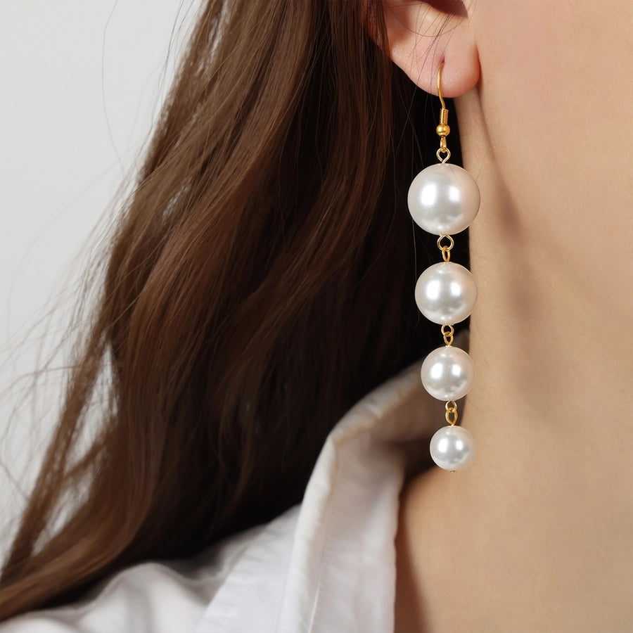 beaded pearl titanium steel