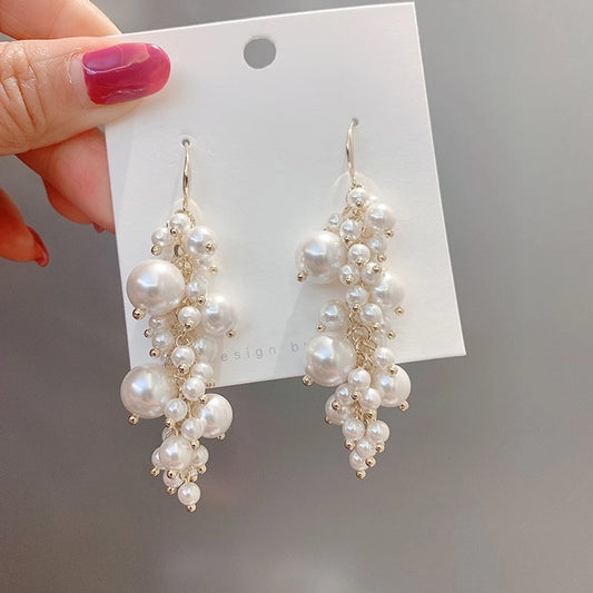 vintage pearl earrings